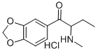 2-Methylamino-1-(3',4'-methylenedioxyphenyl)butan-1-one hydrochloride Structure