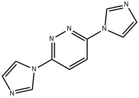 3,6-Di(1H-imidazol-1-yl)pyridazine 구조식 이미지