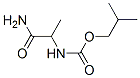 Carbamic  acid,  (2-amino-1-methyl-2-oxoethyl)-,  2-methylpropyl  ester  (9CI) 구조식 이미지