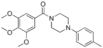 1-(p-Tolyl)-4-(3,4,5-trimethoxybenzoyl)piperazine Structure