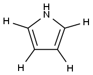 PYRROLE-2,3,4,5-D4 Structure