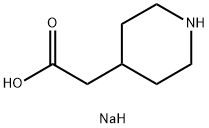 4-Piperidineacetic acid, sodiuM salt Structure