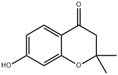 7-HYDROXY-2,2-DIMETHYL-CHROMAN-4-ONE 구조식 이미지