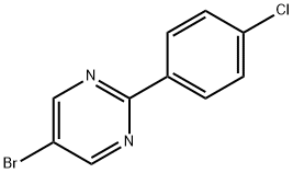 Pyrimidine, 5-bromo-2-(4-chlorophenyl)- (9CI) Structure