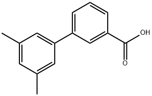 3',5'-DIMETHYLBIPHENYL-3-CARBOXYLIC ACID 구조식 이미지