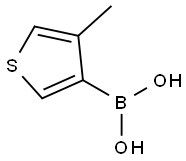 4-Methyl-3-thiopheneboronic acid 구조식 이미지