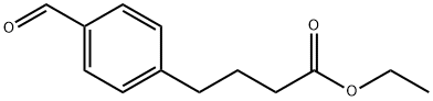 에틸4-(4-포르밀페닐)부타노에이트 구조식 이미지
