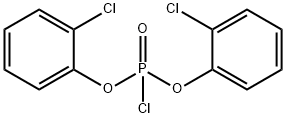 BIS(2-CHLOROPHENYL) PHOSPHOROCHLORIDATE 구조식 이미지