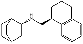 (3S)-N-[[(1S)-1,2,3,4-Tetrahydro-1-naphthalenyl]Methyl]-1-azabicyclo[2.2.2]octan-3-aMine Structure
