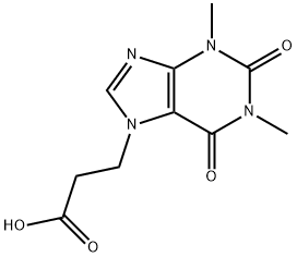 3-(1,3-DIMETHYL-2,6-DIOXO-1,2,3,6-TETRAHYDRO-7H-PURIN-7-YL)PROPANOIC ACID Structure