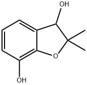 2,3-DIHYDRO-2,2-DIMETHYL BENZOFURAN-3,7-DIOL Structure