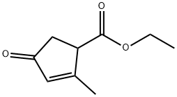ethyl 2-methyl-4-oxocyclopent-2-ene-1-carboxylate 구조식 이미지