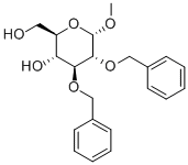 METHYL 2,3-DI-O-BENZYL-ALPHA-D-GLUCOPYRANOSIDE Structure