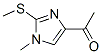 Ethanone, 1-[1-methyl-2-(methylthio)-1H-imidazol-4-yl]- (9CI) Structure