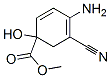 2,4-Cyclohexadiene-1-carboxylicacid,4-amino-5-cyano-1-hydroxy-,methyl Structure