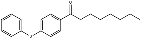 4-(PHENYLTHIO)OCTANOPHENONE Structure