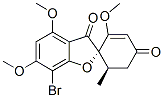 (2S,6'R)-7-Bromo-2',4,6-trimethoxy-6'-methylspiro[benzofuran-2(3H),1'-[2]cyclohexene]-3,4'-dione Structure