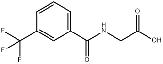 2-[3-(Trifluoromethyl)benzoyl]aminoacetic acid Structure