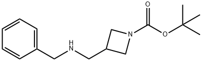 tert-부틸3-((벤질라미노)메틸)아제티딘-1-카르복실레이트 구조식 이미지
