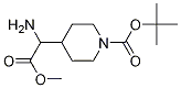 Methyl 2-AMino-2-(1-Boc-4-piperidyl)acetate Structure