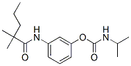 2,2-Dimethyl-N-[3-(N-isopropylcarbamoyloxy)phenyl]valeramide Structure