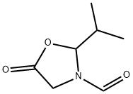 3-Oxazolidinecarboxaldehyde, 2-(1-methylethyl)-5-oxo- (9CI) Structure