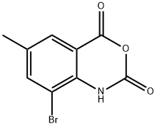 8-bromo-6-methyl-1H-3,1-benzoxazine-2,4-dione 구조식 이미지