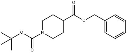 Benzyl N-Boc-4-piperidinecarboxylate 구조식 이미지