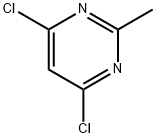 4,6-Dichloro-2-methylpyrimidine 구조식 이미지