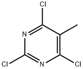 2,4,6-Trichloro-5-methylpyrimidine 구조식 이미지