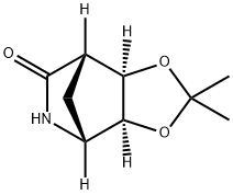 (1S,2R,6S,7R)-4,4-DIMETHYL-3,5-DIOXA-8-AZATRICYCLO[5.2.1.0(2,6)]DECAN-9-ONE 구조식 이미지