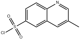 6-Quinolinesulfonyl chloride, 3-methyl- 구조식 이미지