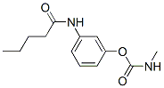 N-[3-(N-Methylcarbamoyloxy)phenyl]valeramide Structure