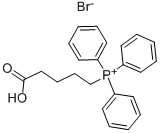 4- 카르복시 부틸 트리 페닐 포스 포늄 브로마이드 구조식 이미지