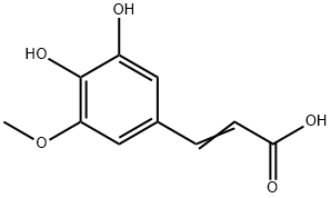 5-hydroxyferulic acid Structure