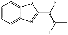벤조티아졸,2-(1,2-디플루오로프로페닐)-(8CI) 구조식 이미지