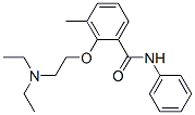 2-[2-(디에틸아미노)에톡시]-3-메틸-N-페닐벤즈아미드 구조식 이미지