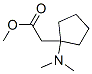 Cyclopentaneacetic acid, 1-(dimethylamino)-, methyl ester (9CI) Structure