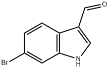 6-Bromoindole-3-carboxaldehyde 구조식 이미지