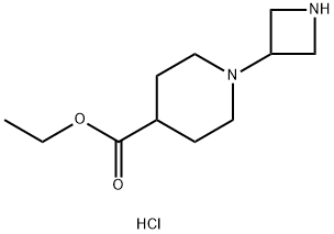 ETHYL 1-(3-AZETIDINYL)-4-PIPERIDINECARBOXYLATE DIHYDROCHLORIDE Structure