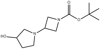 1-BOC-3-(3-HYDROXY-1-PYRROLIDINYL)-AZETIDINE Structure