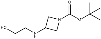 1-BOC-3-[(2-HYDROXYETHYL)AMINO]-AZETIDINE Structure