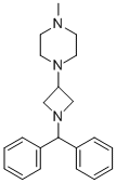 1-[1-(DIPHENYLMETHYL)-3-AZETIDINYL]-4-METHYL-PIPERAZINE Structure