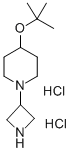 1-(3-AZETIDINYL)-4-(1,1-DIMETHYLETHOXY)-PIPERIDINE DIHYDROCHLORIDE Structure