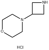 MORPHOLINE, 4-(3-AZETIDINYL)-, DIHYDROCHLORIDE Structure