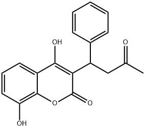 8-HYDROXYWARFARIN Structure