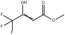 2-Butenoic  acid,  4,4,4-trifluoro-3-hydroxy-,  methyl  ester Structure