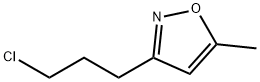Isoxazole, 3-(3-chloropropyl)-5-methyl- (9CI) Structure