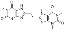 8,8'-Ethylenebistheophyline Structure