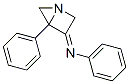4-페닐-3-페닐이미노-1-아자비시클로[2.1.0]펜탄 구조식 이미지